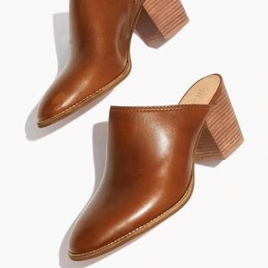 Madewell Harper Mule English saddle size 8
